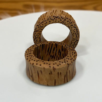Wood Leopard Ear Tunnels 1 1/4 to 1 3/4 Inch - Pair - photo 2