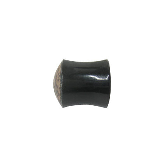 Black Bone 00 Gauge Leopard Skin Saddle Fit Ear Plugs - Pair - photo 2