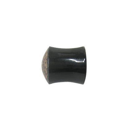 Black Bone 00 Gauge Leopard Skin Saddle Fit Ear Plugs - Pair - photo 2