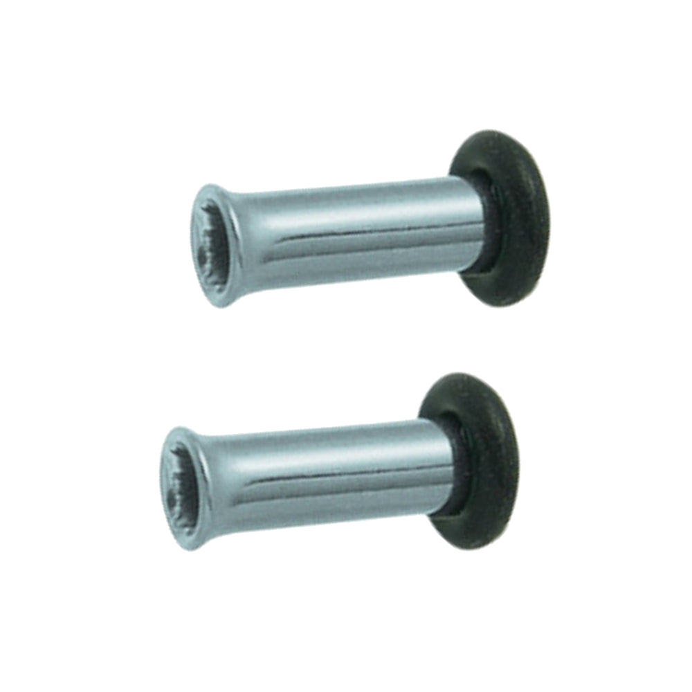 Titanium 8 Gauge Single Flare Ear Tunnels in Light Blue - Pair