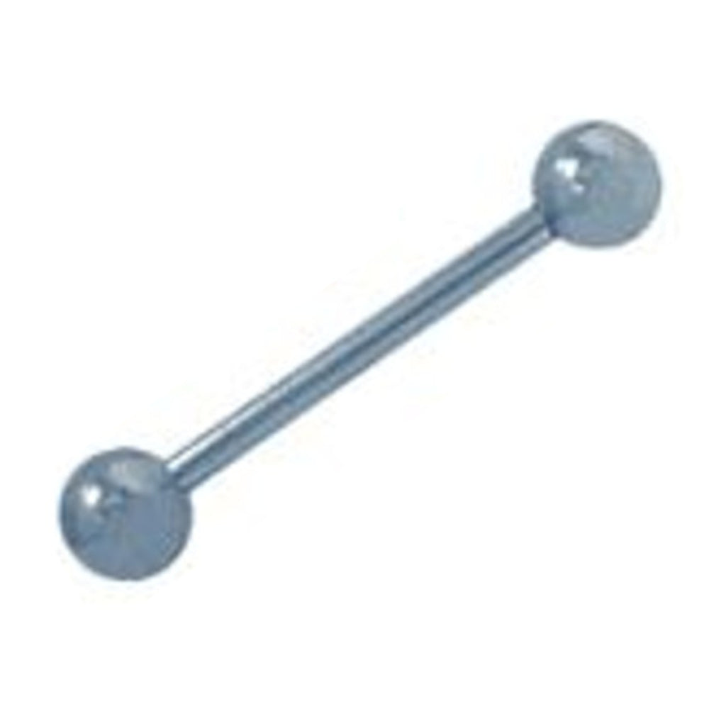 Titanium 14 Gauge Colored Straight Barbell with 5mm Ball - 1/2 Inch - photo 4