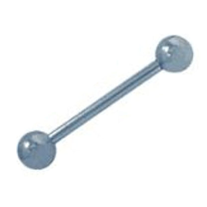 Titanium 14 Gauge Colored Straight Barbell with 5mm Ball - 1/2 Inch - photo 4
