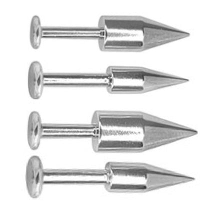 Surgical Steel 12 Gauge Labret Stud Spike with Long Bead Cone - photo 2