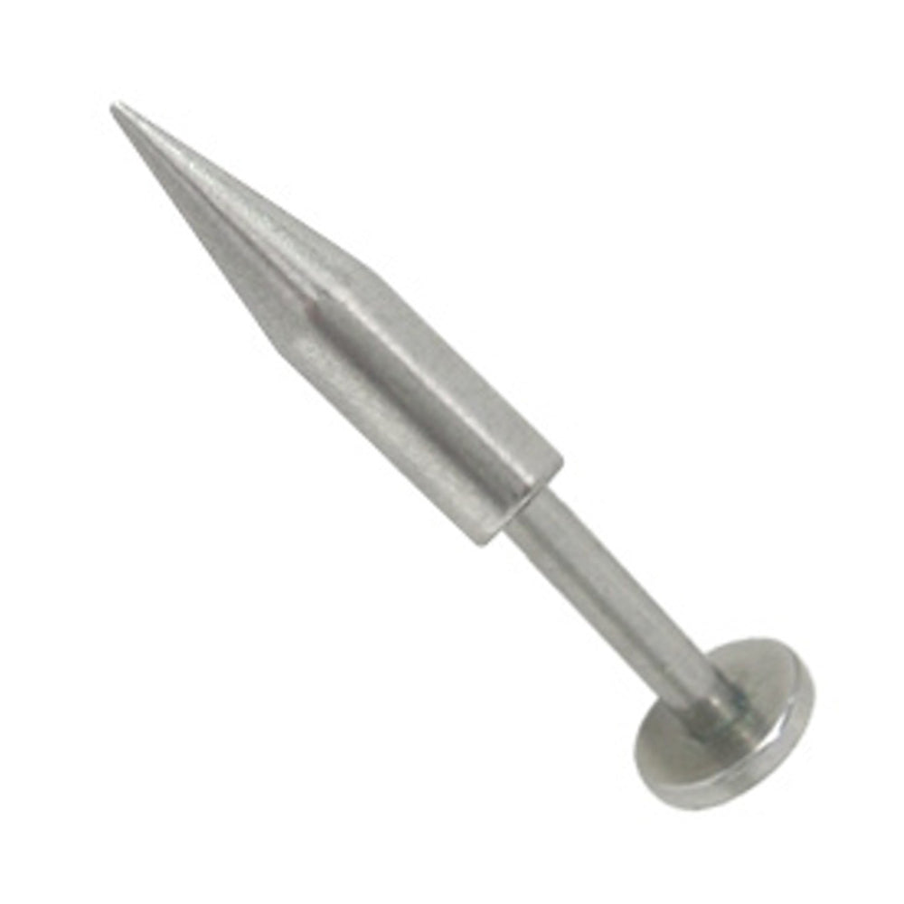 Surgical Steel 14 Gauge Long Cone Spike Bead Labret Stud