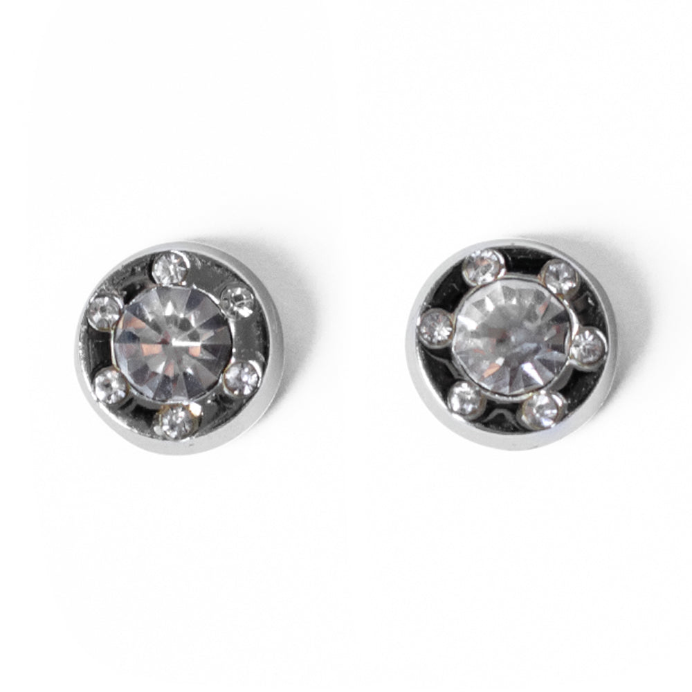 Surgical Steel CZ Magnetic Fake Nose Stud Earrings