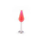 Surgical Steel 16 Gauge Micro Monroe Labret with Colorful Spike