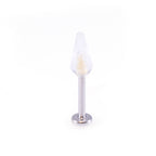 Surgical Steel 16 Gauge Micro Monroe Labret with Colorful Spike