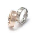 Surgical Steel MOM Engraved Brushed Finish Ring