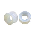Moonstone Double Flare Ear Tunnels 2G to 13/16 Inch