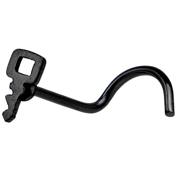 Surgical Steel 20 Gauge Nose Screw with Key Design - photo 2