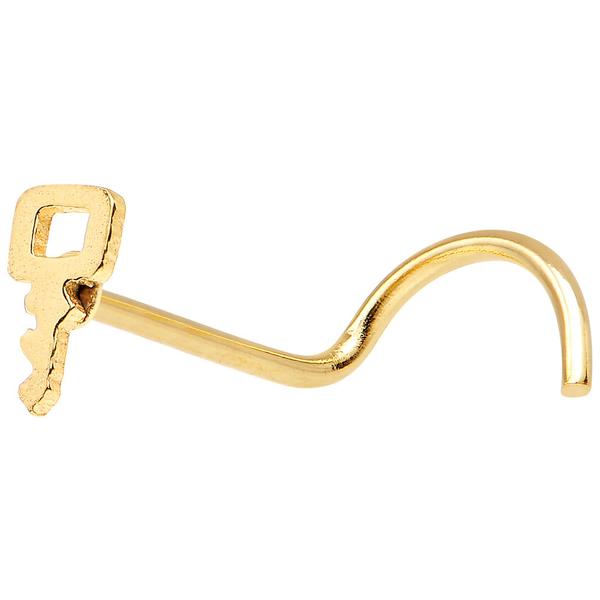 Surgical Steel 20 Gauge Nose Screw with Key Design - photo 3