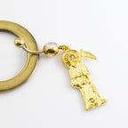Surgical Steel 14 Gauge Belly Ring with Grim Reaper Dangle - photo 6