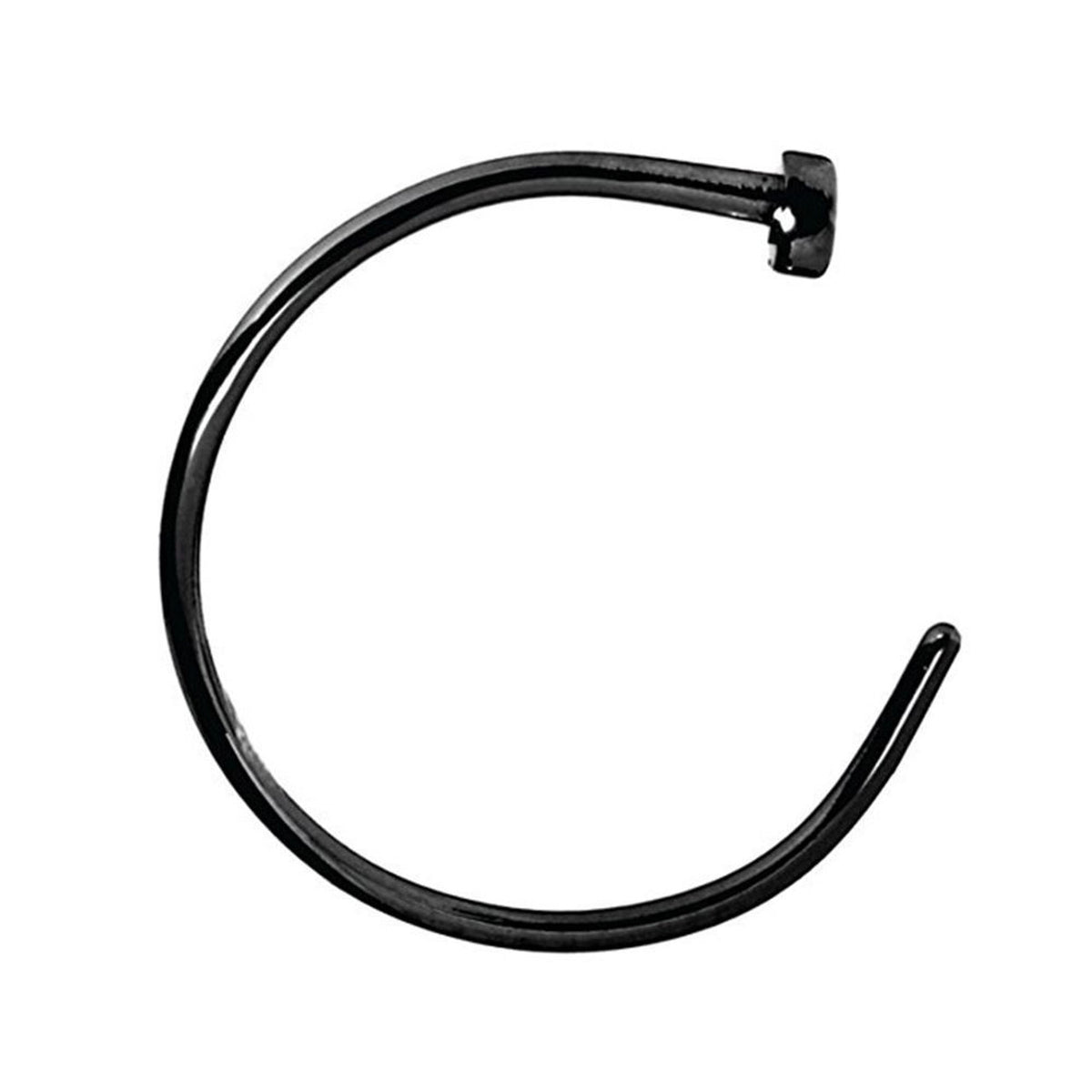Surgical Steel Nose Ring Hoop 22 Gauge (0.75mm) 5/16" - 7 Colors - Kruelty - Photo 5