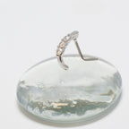 Surgical Steel 20 Gauge L Shape CZ Nose Screw Crawler Stud 6mm