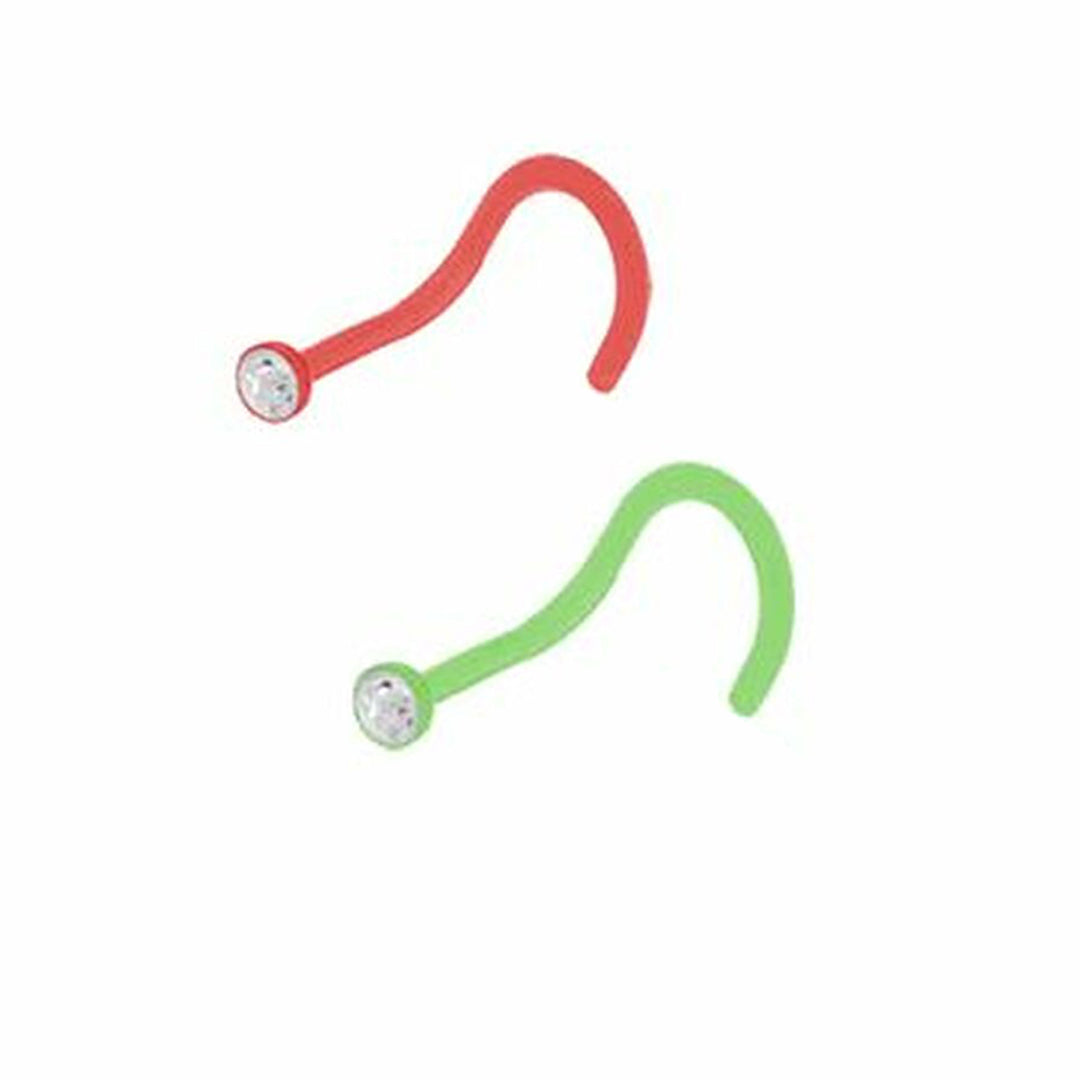 PTFE Flexible Nose Screw with CZ Jewel - 18 Gauge