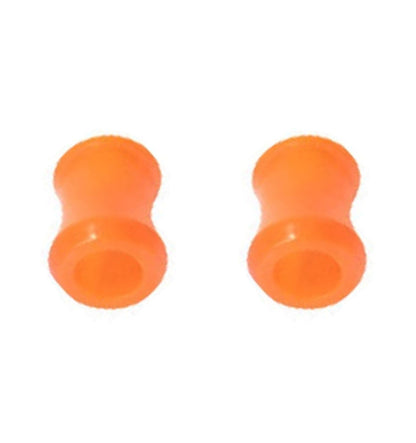 Acrylic 2 Gauge UV Glow Double Flare Ear Tunnels - Pair - photo 3