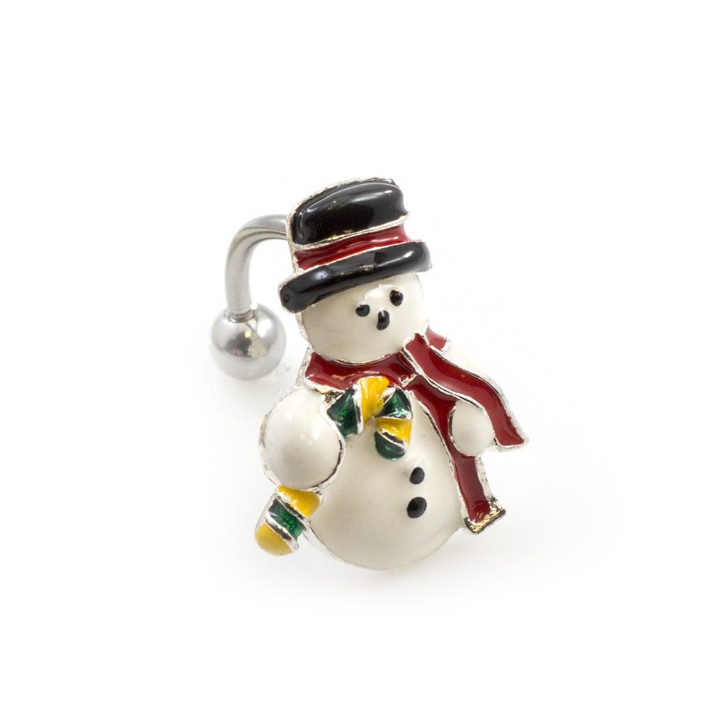 Surgical Steel 14 Gauge Christmas Belly Ring - Choose Your Design - photo 11