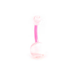 Surgical Steel & Acrylic 14G CZ & Flexi Belly Rings Vibrant - 6 Pack