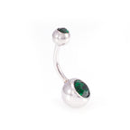 Surgical Steel & Acrylic 14G CZ & Flexi Belly Rings Assorted - 6 Pack