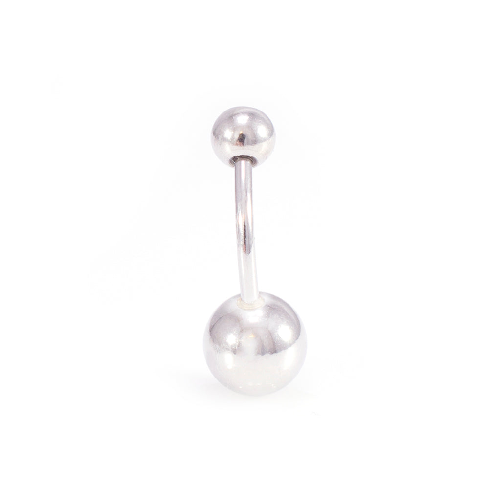 Surgical Steel & Acrylic 14G CZ & Flexi Belly Rings Assorted - 6 Pack