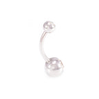 Surgical Steel & Acrylic 14G CZ & Flexi Belly Rings Neon - 6 Pack