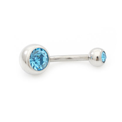 Surgical Steel 14 Gauge Belly Rings with CZ Hamsa Hand - 2 Pack - photo 9