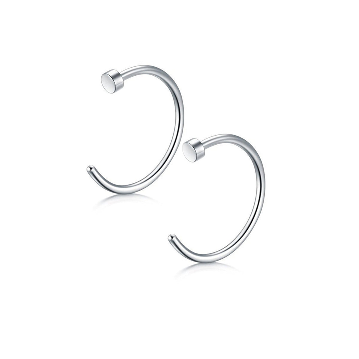 Surgical Steel Nose Ring Stud 20 Gauge Basic's Assortment Kit - Pair - Kruelty - Photo 6