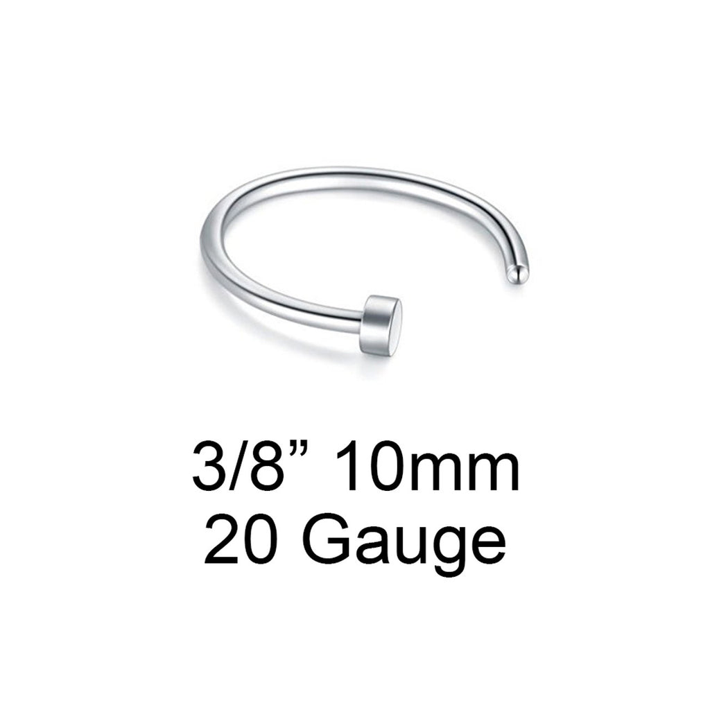 Surgical Steel Nose Ring Stud 20 Gauge Basic's Assortment Kit - Pair - Kruelty - Photo 5