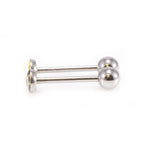 Surgical Steel 14 Gauge Tongue Barbells Emoji Design - Pair