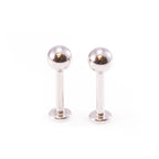Surgical Steel 14 Gauge Horseshoe, Captive & Labret Set - 10 Pack