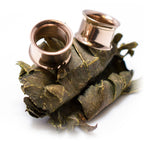Double Flared Rose Gold Screw Fit Plug Ear Tunnel 8 to 1" Gauge - Pair - Kruelty - Photo 2