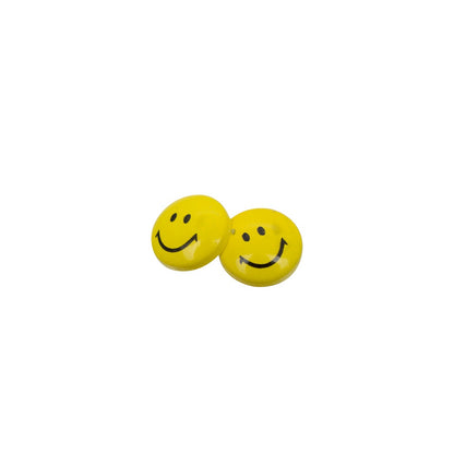 Surgical Steel Smiley Face Magnetic Earrings 6mm - Pair - photo 4