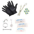 Surgical Steel Body Piercing Kit Belly, Tongue, Ear, Nose & Lip