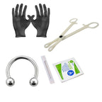 Surgical Steel 16 Gauge Horseshoe Sterilized Piercing Kit