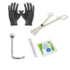 Surgical Steel 20 Gauge Nose Screw Sterilized Piercing Kit