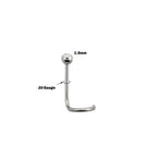 Surgical Steel 20 Gauge Nose Screw Sterilized Piercing Kit