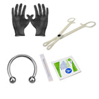 Titanium 16 Gauge Horseshoe Sterilized Piercing Kit