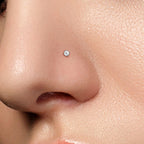 Titanium 18 Gauge Nose Screw Sterilized Piercing Kit