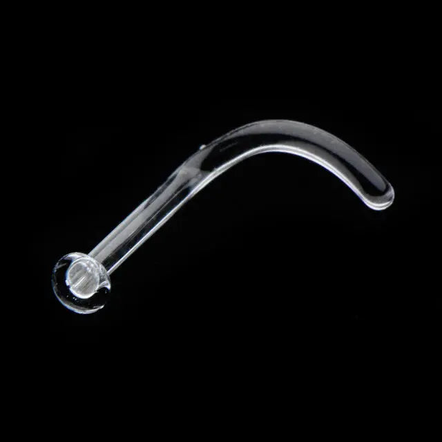 Clear Pyrex Glass 20 & 18 Gauge Screw Stud Retainer - 5/16 Inch - photo 6
