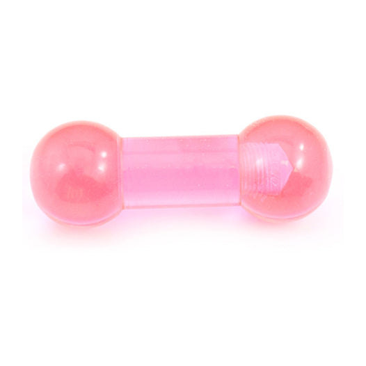 Acrylic 00 Gauge Straight Barbell for Tongue Piercing - photo 5