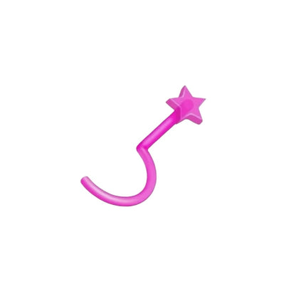 Acrylic 18 Gauge Star Top Nose Screw Studs - photo 6