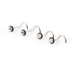 Surgical Steel 18 Gauge Nose Piercing Kit - 10 Pack