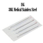 Surgical Steel 18 Gauge Nose Piercing Kit - 10 Pack