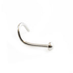 Surgical Steel 22 Gauge CZ Nose Rings Assorted Styles - 4 Pack