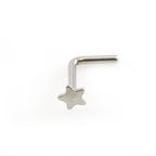 Surgical Steel 22 Gauge CZ Nose Rings Assorted Styles - 4 Pack