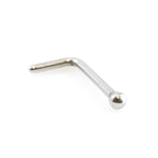 Surgical Steel 22 Gauge CZ Nose Rings Assorted Styles - 4 Pack