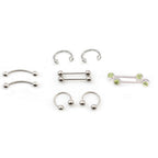 Surgical Steel LionGothic 16 Gauge Nipple Piercing Kit