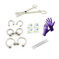Surgical Steel LionGothic 12 Gauge Professional Piercing Kit