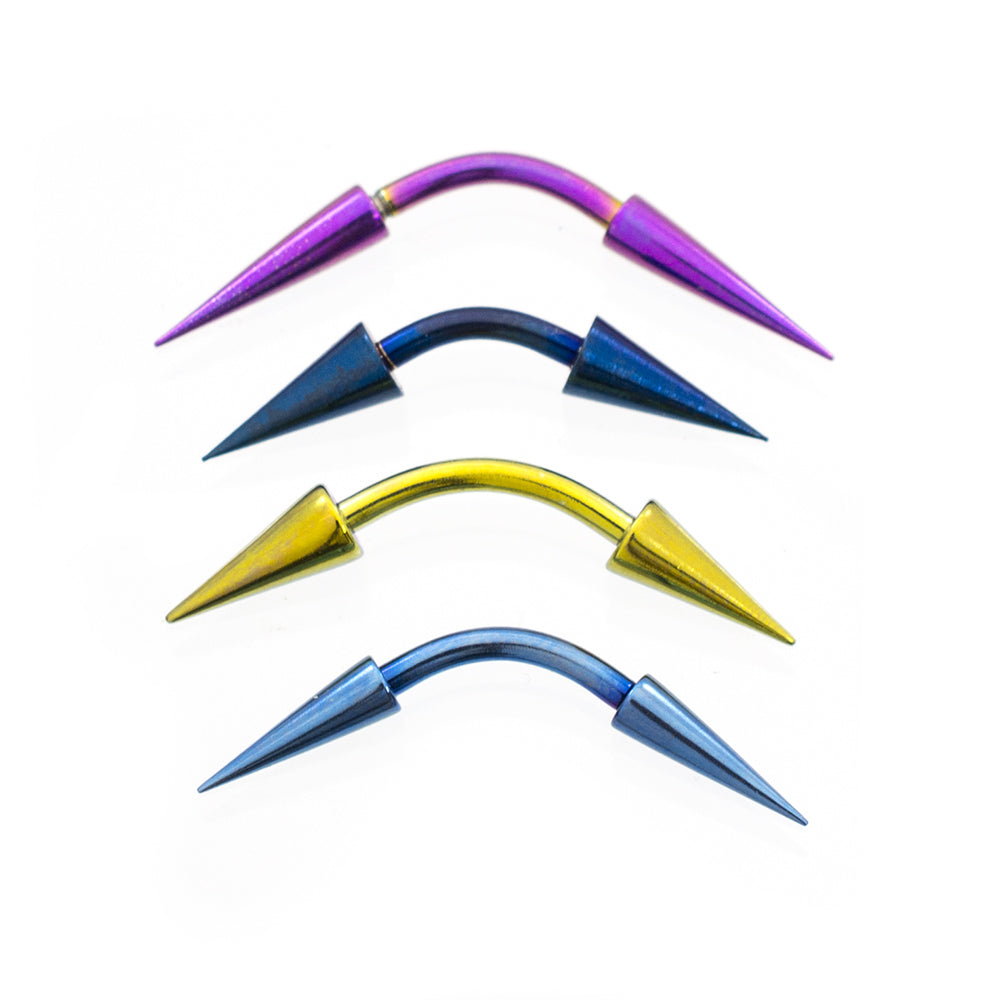 Surgical Steel 14 & 16G Curved, Straight & Twister Rings - 12 Pack