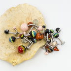 Surgical Steel 14 & 16 Gauge Assorted Body Jewelry - 10 Pack